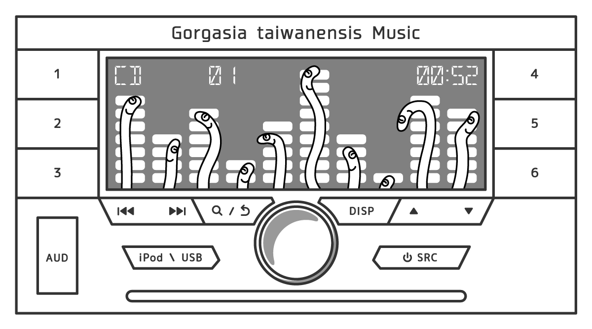 アキアナゴ☆ミュージック モノクロ版