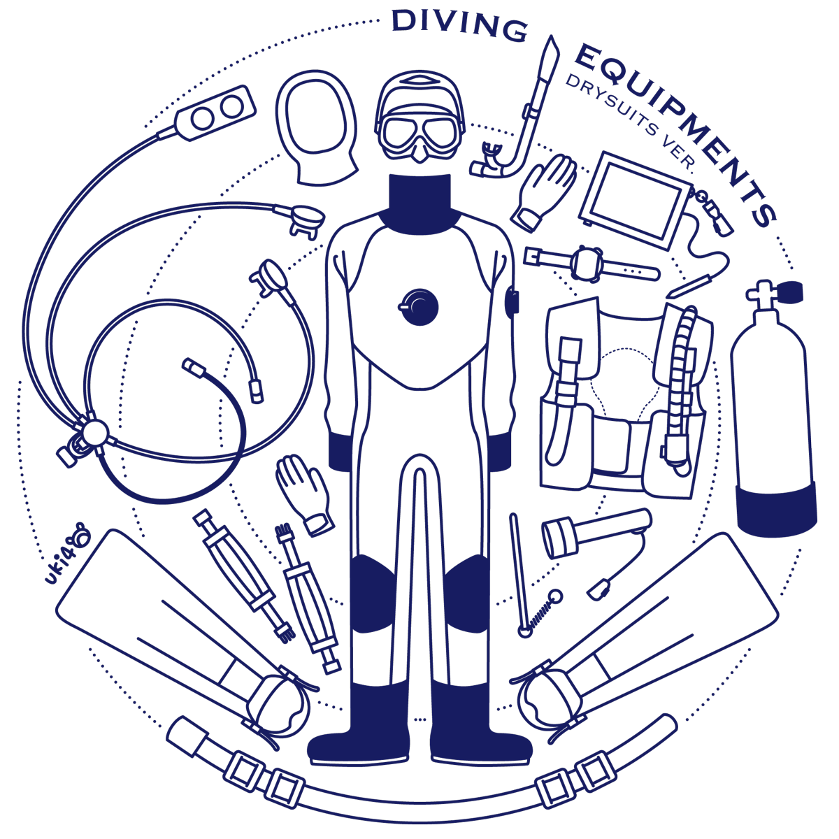 DIVING EQUIPMENTS drysuits ver.[02]