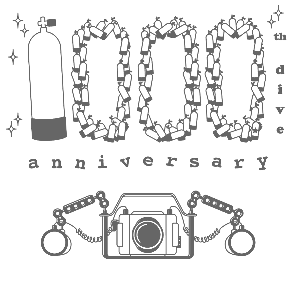 1000th dive anniversary [mini]バージョン（水中カメラ）