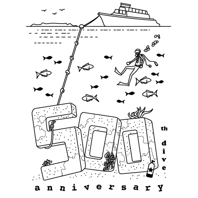 500th dive anniversary